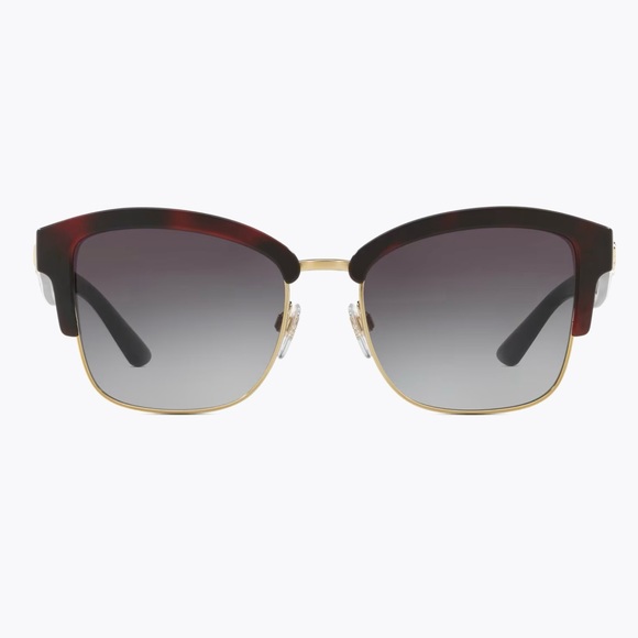 Burberry Women’s Graffiti Print Sunglasses Brown/Red & Gold - Picture 4 of 14